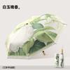 Three-fold 16-bone hand open retro literary and artistic weather and rain parasol plus umbrella