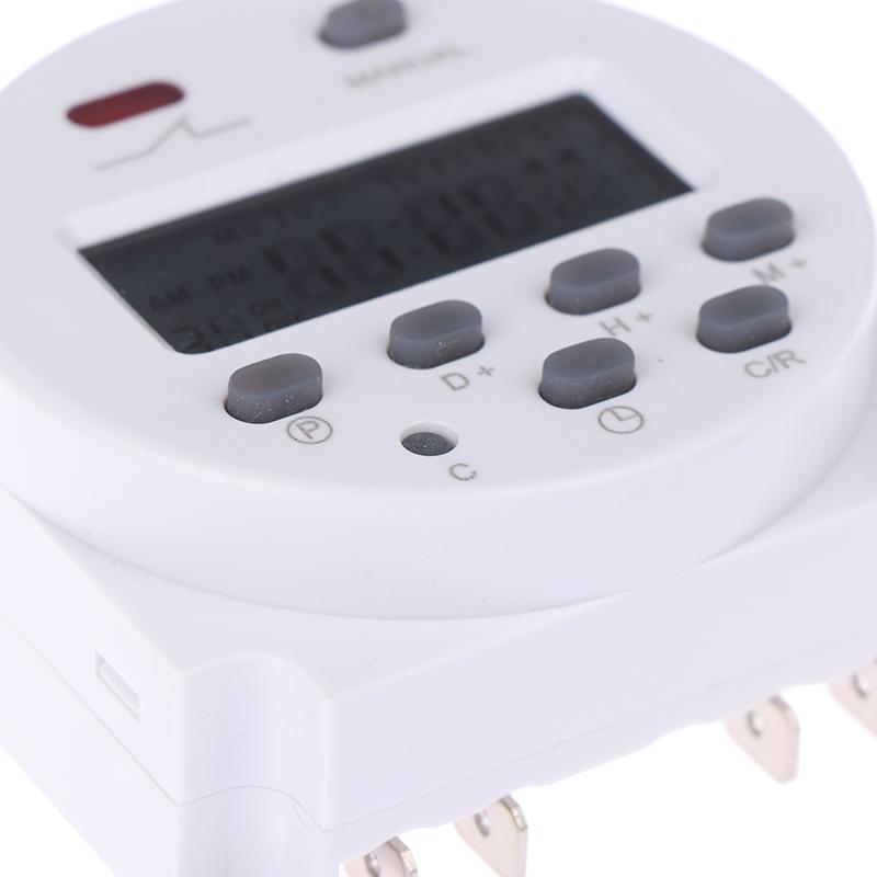 Digital Timer Dc /Ac 12V 16A Lcd Display Programmable Timer Ovp Switch