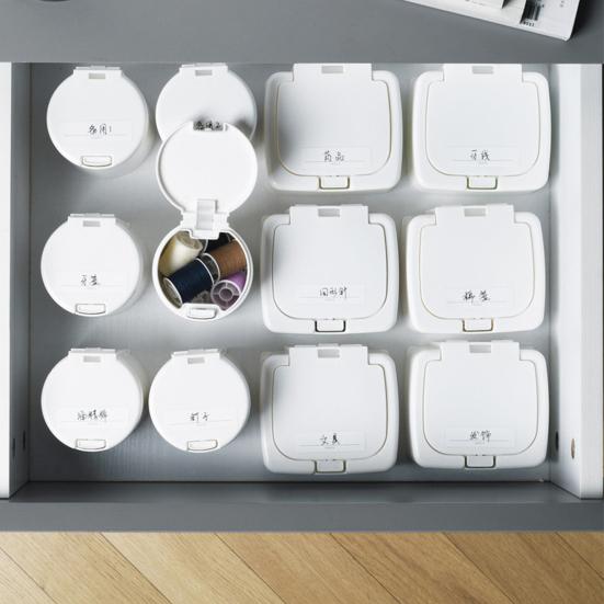 5 Stück Mini-Aufbewahrungsboxen Schubladen-Aufbewahrungsbox mit Pop-Up-Deckel Schreibtisch-Aufbewahrungsorganizer für Büro, Zuhause, Aufbewahrung kleiner Gegenstände