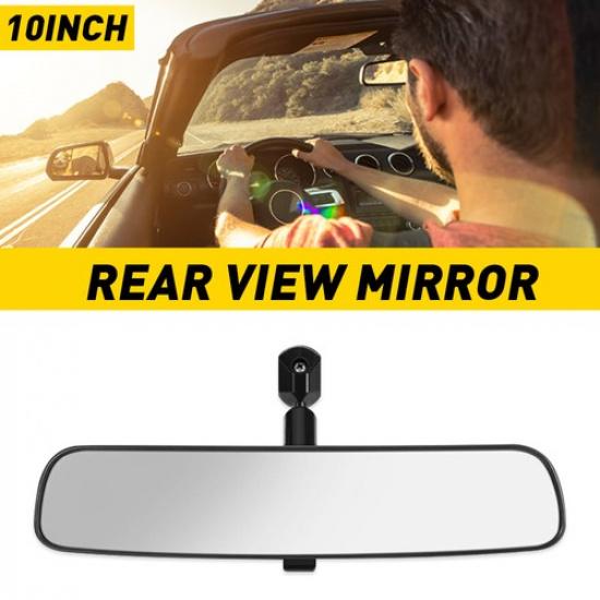 Universal ide Inner Interior 10  Rear Rearview View Mirror w/Adhesive Kit EOA