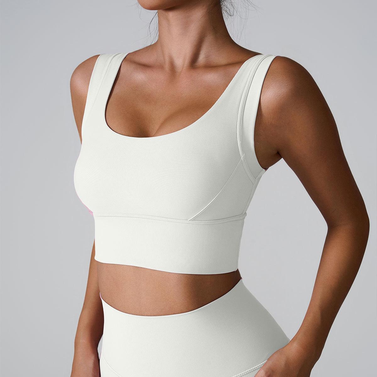 

Высокоэластичный ударопрочный спортивный бюстгальтер-топ для йоги Medium