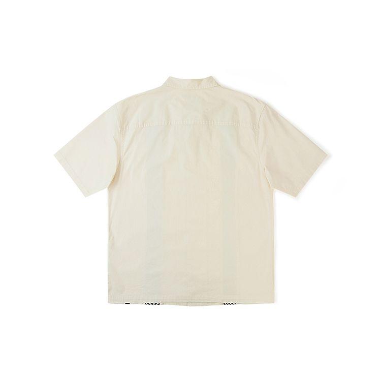 SS24 Comfortable Patchwork Pattern Short Sleeve Shirt Men shirts Off-White LMT008134100328A05173