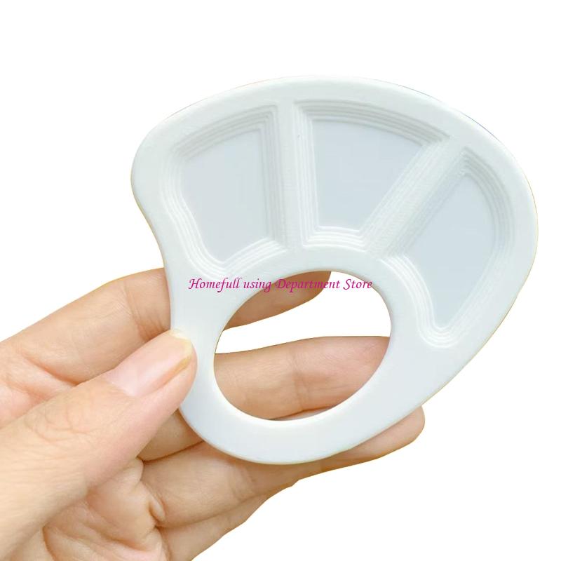 Multifunktionale Miniatur-Malpalette für DIY-Bastelarbeiten mit ergonomischem Daumenloch