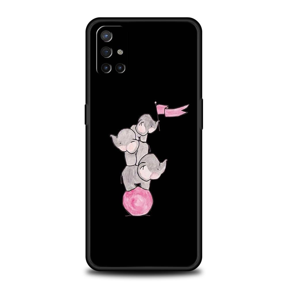 Couple Style Cartoon Phone Case For OnePlus 12 11 10 9 8 7 7T Pro 12R 10R 9RT 9R 8T Nord N100 N200 N10 2T CE 2 5G Black Cover
