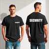 Camiseta de Seguridad Uniforme de Guardia de Seguridad Ropa de Trabajo Portero Camiseta de Regalo Top Unisex