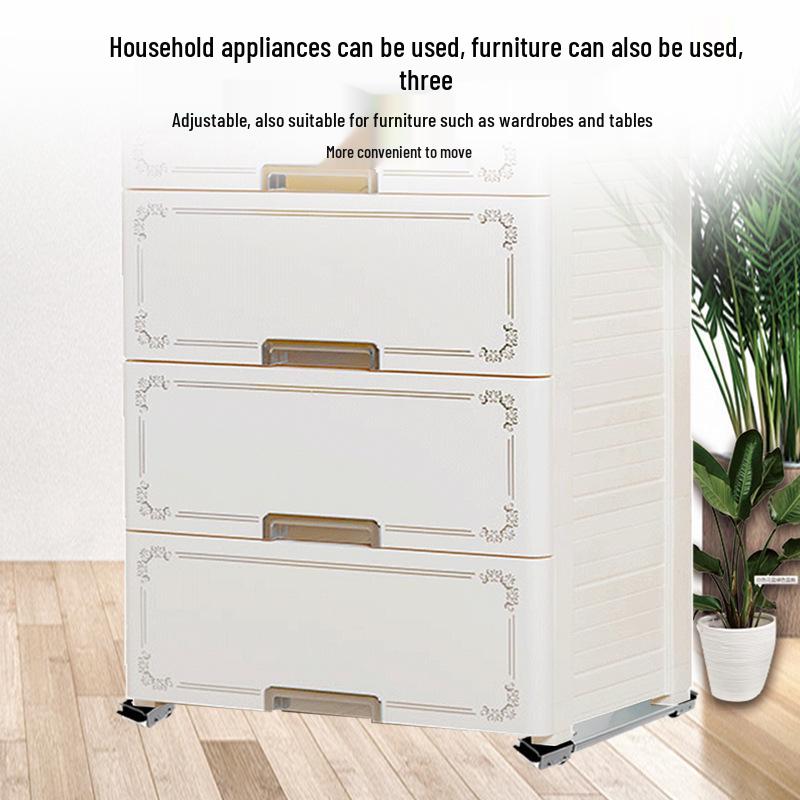 Justerbart mobilt underrede för tvättmaskiner och möbler