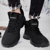 Men's Winter Snow Boots, Lace-Up Mid-Calf Design, Thick Plush Lining for Warmth and Comfort, Suitable for Cold Weather Sports and Casual Wear
