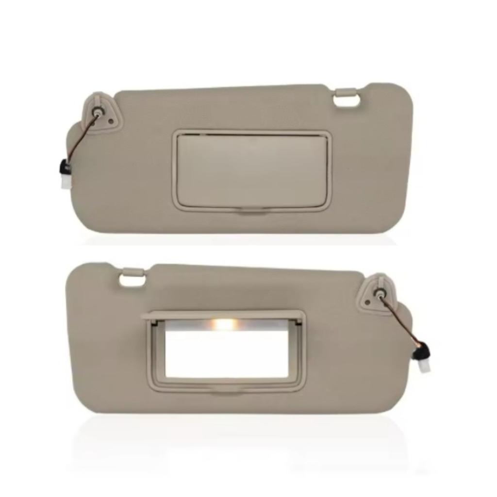 Car Interior Sun Visor With Mirror and Light Grey Beige Sun Shade for Nissan Murano 2009 2010 2011 2012 2013 2014  96401-1AA1B