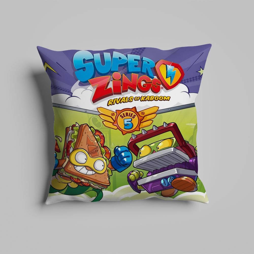 Pillow Case luxurious home office, sofa decorative Multi sized car seat cushions, pillowcases S-Superzings Cartoon