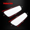 Ampper Rectangle Blind Spot Mirror, HD Glass ABS Housing Convex Wide Angle Rearview Blindspot Car Mirror for Car SUV and Truck (Framed, Pack of 2)