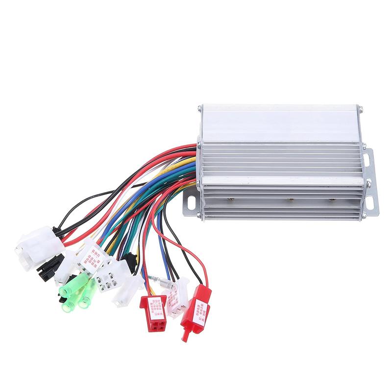 Electric Bicycle Accessories 36V/48V Electric Bike Kit 350W Brushless DC Motor Controller for Electric Bicycle E-bike Scooter