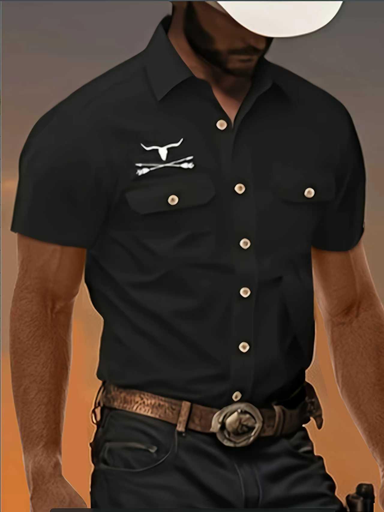 2026 New Fashion Versatile Men s Denim Casual Work Shirt for Europe and America M