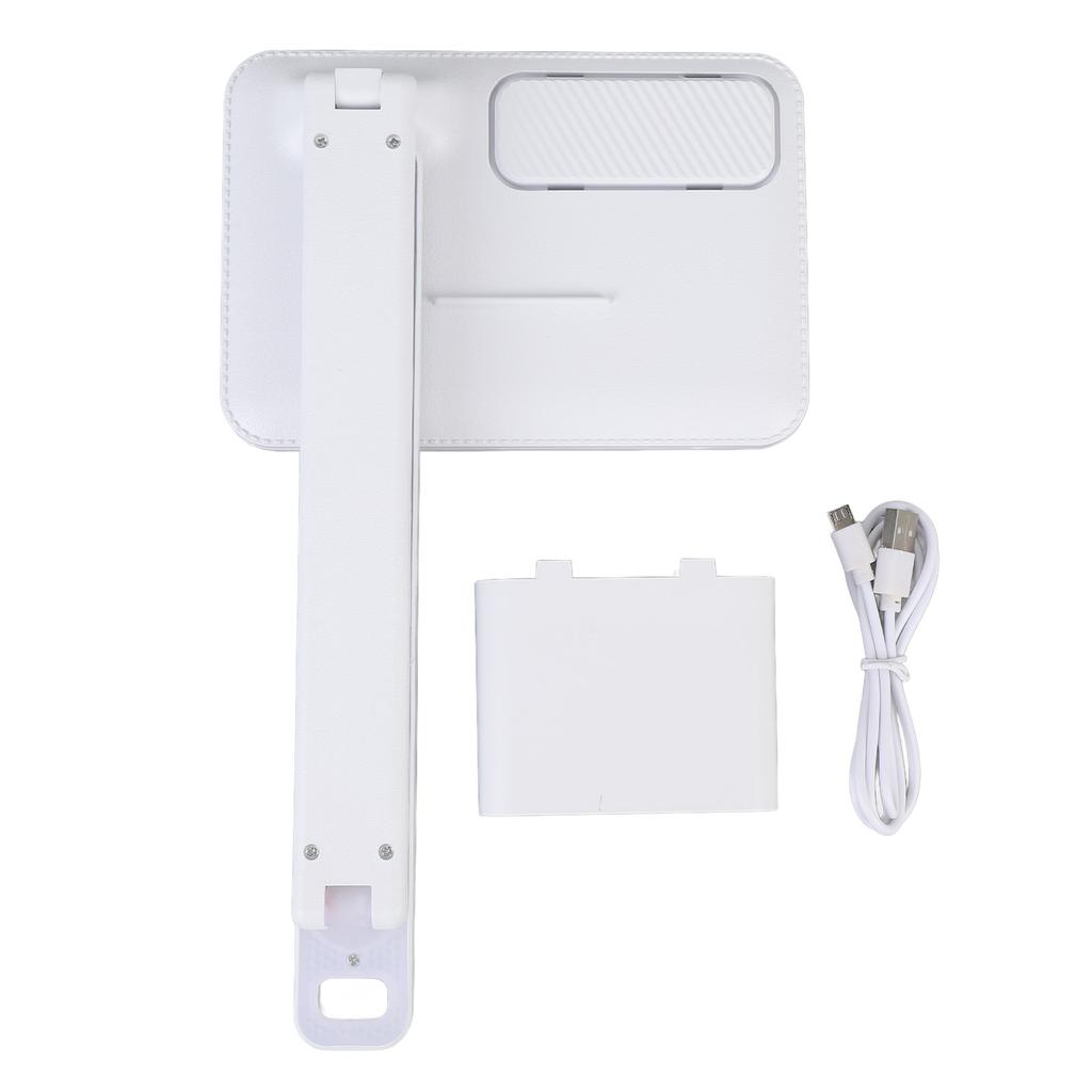 LED Schreibtischlampe mit abnehmbarem Stifthalter, drehbarem Kopf, stufenloser Dimmung, 3 Farbtemperaturen, Augenpflege