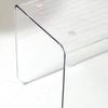 huaqianguhh Vertical Storage Rack, Large Capacity Clear PET Organizer, Durable Bookend Desk Box, for Book Documents Magazines