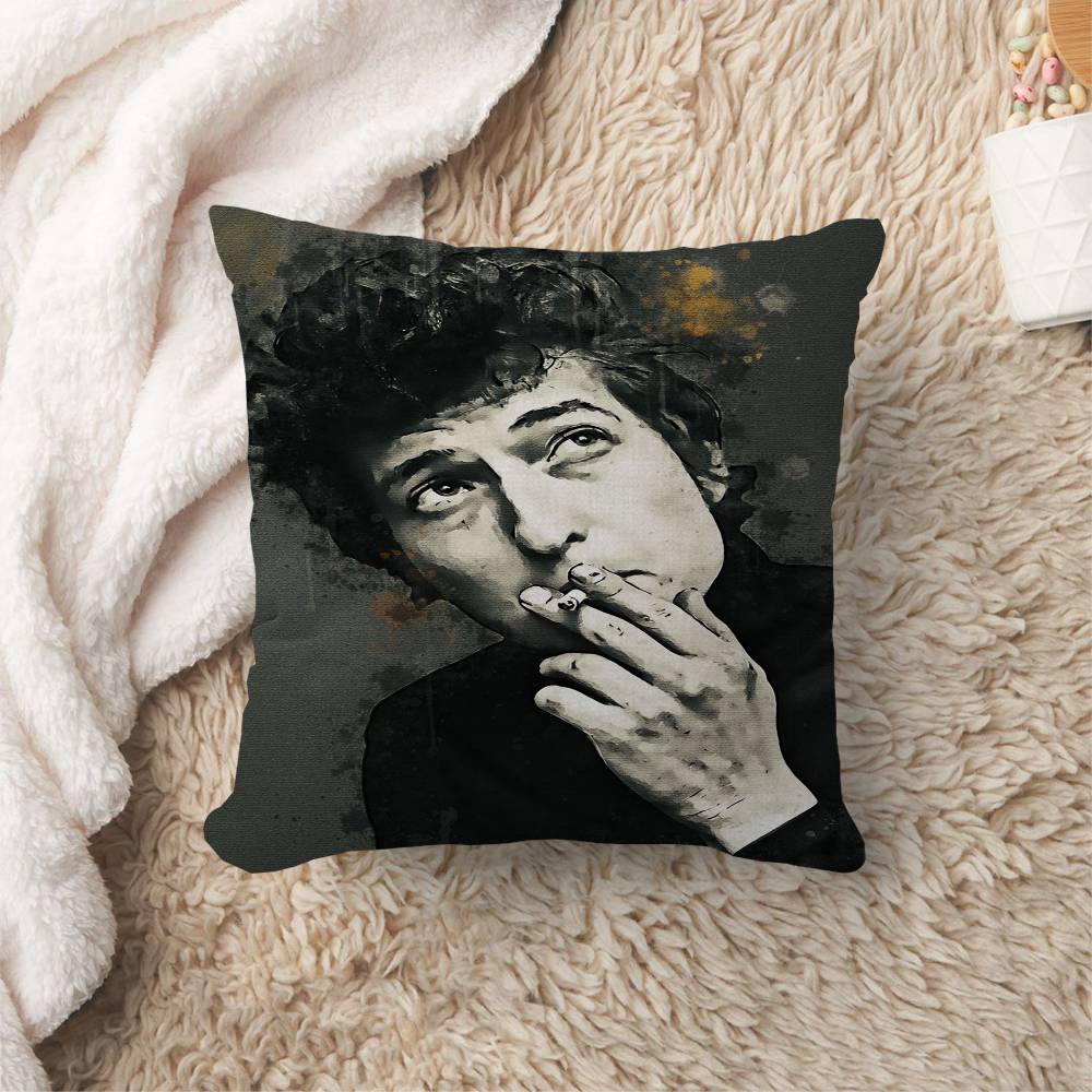 Singer B-Bob Dylan Rapper Personalized Pillow Cover Kids Bedroom Wild Party Decor Pillowcase Kid Birthday Shower Gift