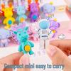 Cute Cartoon Astronaut Animal-Shaped Erasers for Students
