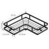 Bathroom Triangle Iron Shelf No Drill Metal Corner Shelf Kitchen Bathroom Accessories Storage Rack Shampoo Storage Rack