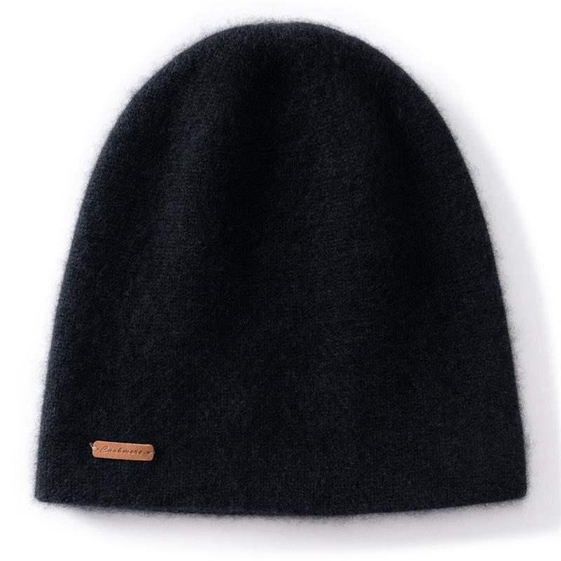 New Autumn and Winter Double Layer Warm Casual Thickened Headscarves and Ear Protecting Knitted Caps for Both Men and Women
