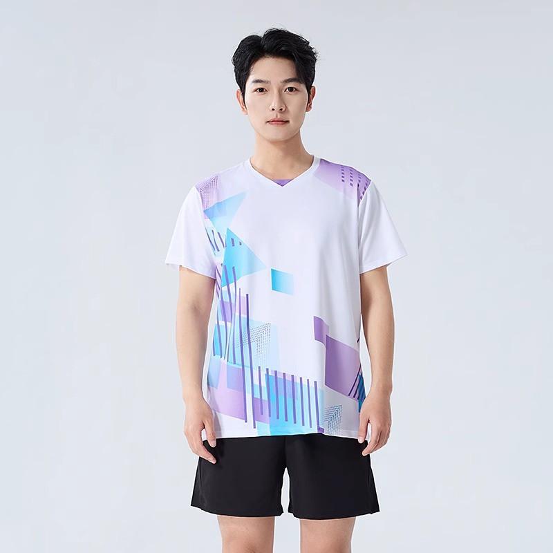 Lightweight Breathable Quick-Dry Sport T-Shirt Badminton Tennis Table Unisex Athletic Wear