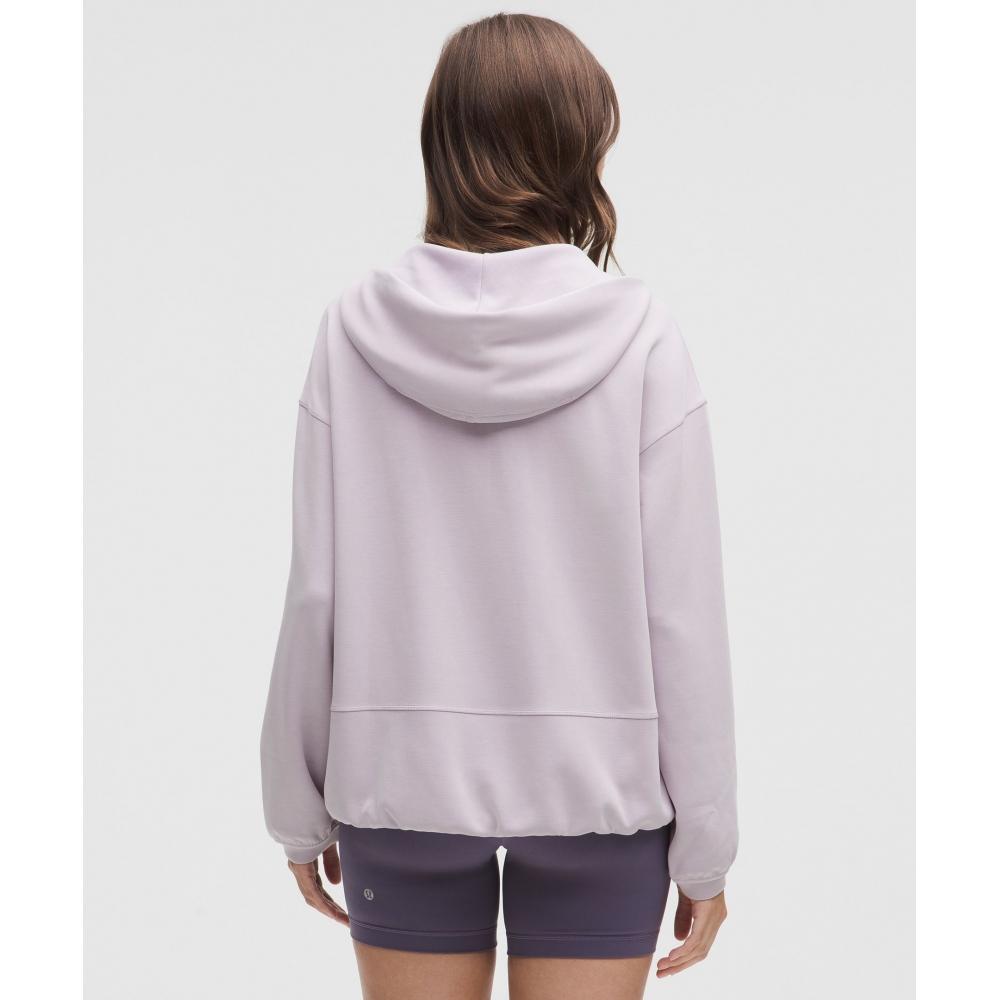 Lululemon Softstreme Full Zip Hoodie  Long Faint Lavender