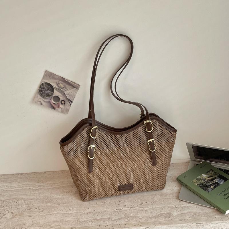 Polka Dot Large Capacity Women's Tote - Stylish Niche Design Shoulder & Underarm Bag