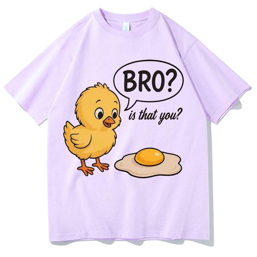 That You Funny Chick and Egg T Shirt Pop Casual Tops Hot Sale Crewneck Tshrit Unisex Breathable Comfortable Gothic Tee Teenagers