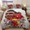 Biancheria da letto Legacy di Ronaldo (1 * copripiumino + 2 * federa, senza nucleo) Set biancheria da letto piatto 2D Copripiumino e federa Morbido e confortevole