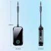 2 in 1 Bluetooth 5.4 Audio Transmitter Receiver 3.5mm AUX Jack Stereo Music Wireless Audio Adapter for TV Car Speaker PC Headphone
