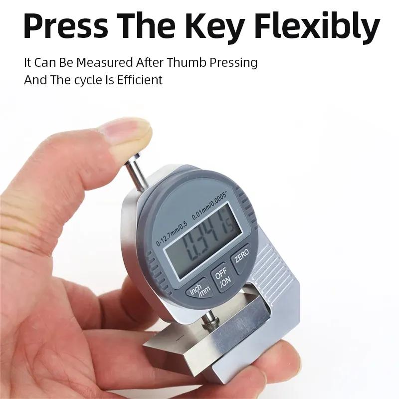 Digital Thickness Gauge Measuring Tools Electronic Thickness Meter Measure Thickness Of Paper Cloth Thin Metal Micrometer 0.01mm