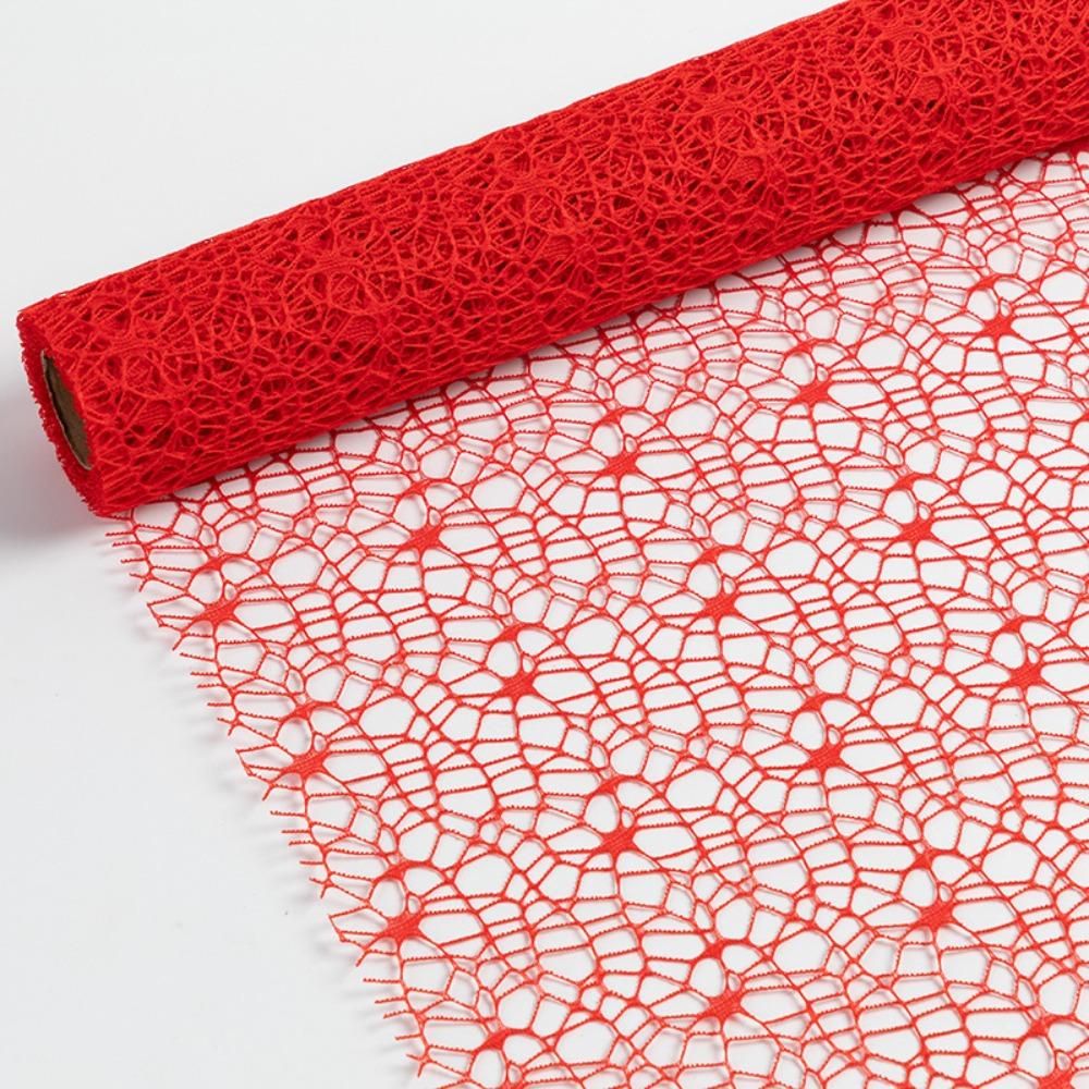 Jacquard Mesh Bouquet Wrap Floral Gift Packaging  For Wedding, Birthday, Valentine's Day