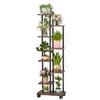 Wrought Iron Multi-Layer Tall Indoor Flower Stand for Living Room or Balcony