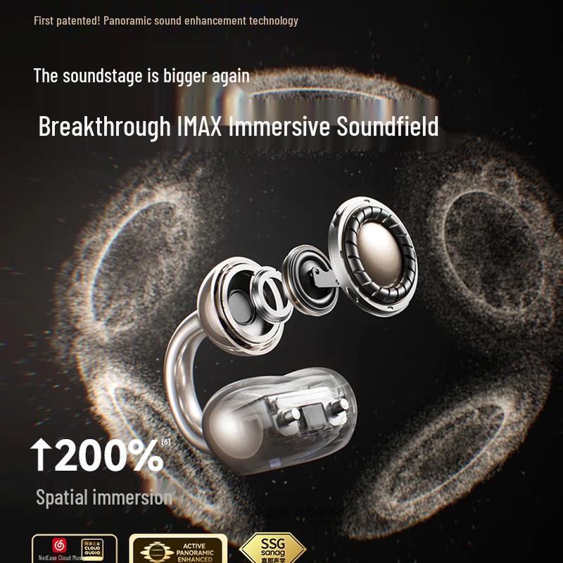 SANAG S6S Pro Open-Ear Ear-Clip Bluetooth Headset