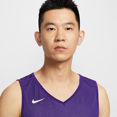 Nike STOCK Basketball Jersey Men's Garden Purple