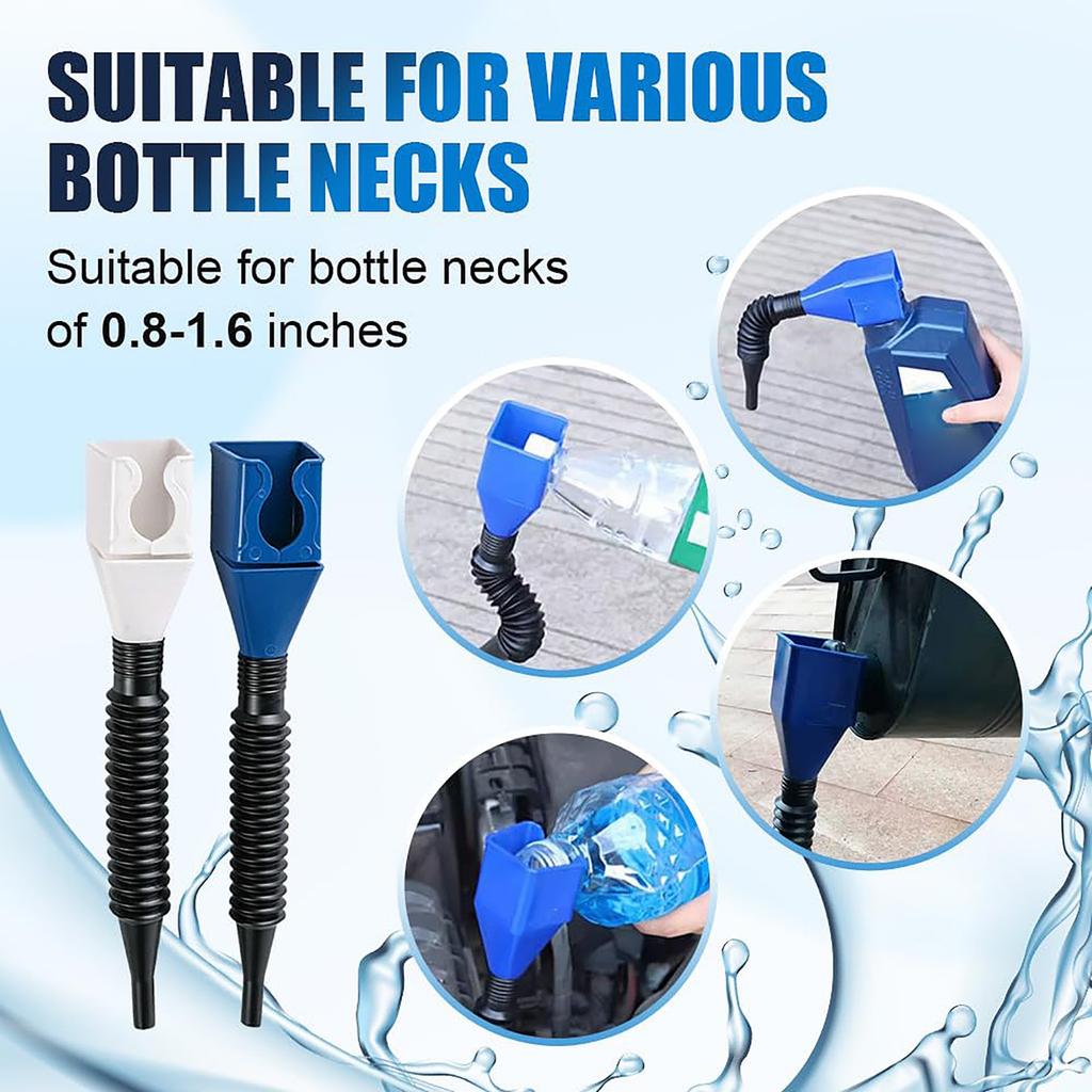 Universeller Trichter mit Klappschnalle für den Haushalt, neuer flexibler Ablasswerkzeug-Schnappverschluss, universelle Klappschnalle für den Haushalt, flexibles Kühlmittel-Kit