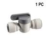 3/8" x 3/8" OD Quick Connect Inline Ball Valve,Push Fit Quick Joint Connector,Use for Beer Brewing,Water Purifier System,Aquariu