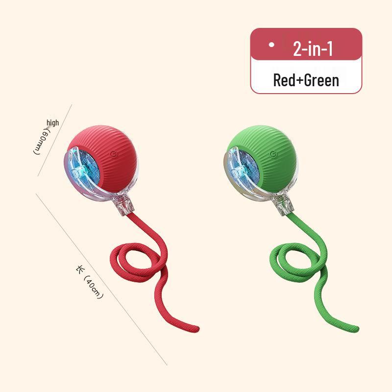 Smart Cat Ball: Automatic Self-Entertaining Rolling Toy for Kittens