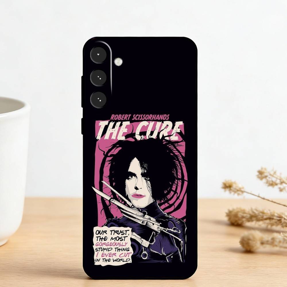 The Robert C-CureS Smith Robert Smith    Phone Case For Samsung Galaxy A73,A72,A71,A70,A53,A52,A51,Others Soft Black Cover