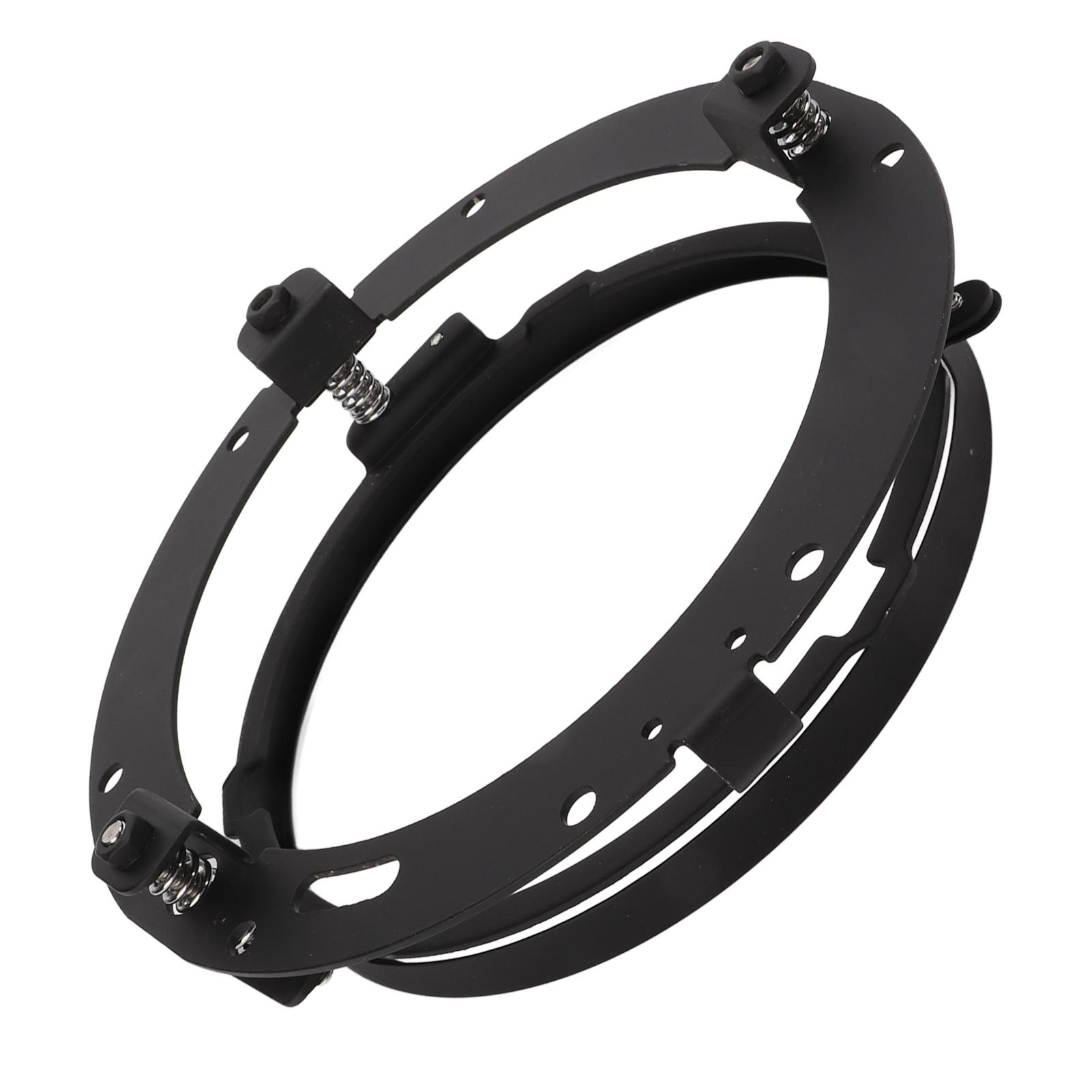 

7-дюймовый адаптер фары мотоцикла Круглое монтажное кольцо Кронштейн Адаптер фары Серебристый чёрный