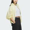 adidas MODERN TECH WOVEN Jacket Women's Powder Yellow/Metallic Silver JZ1656