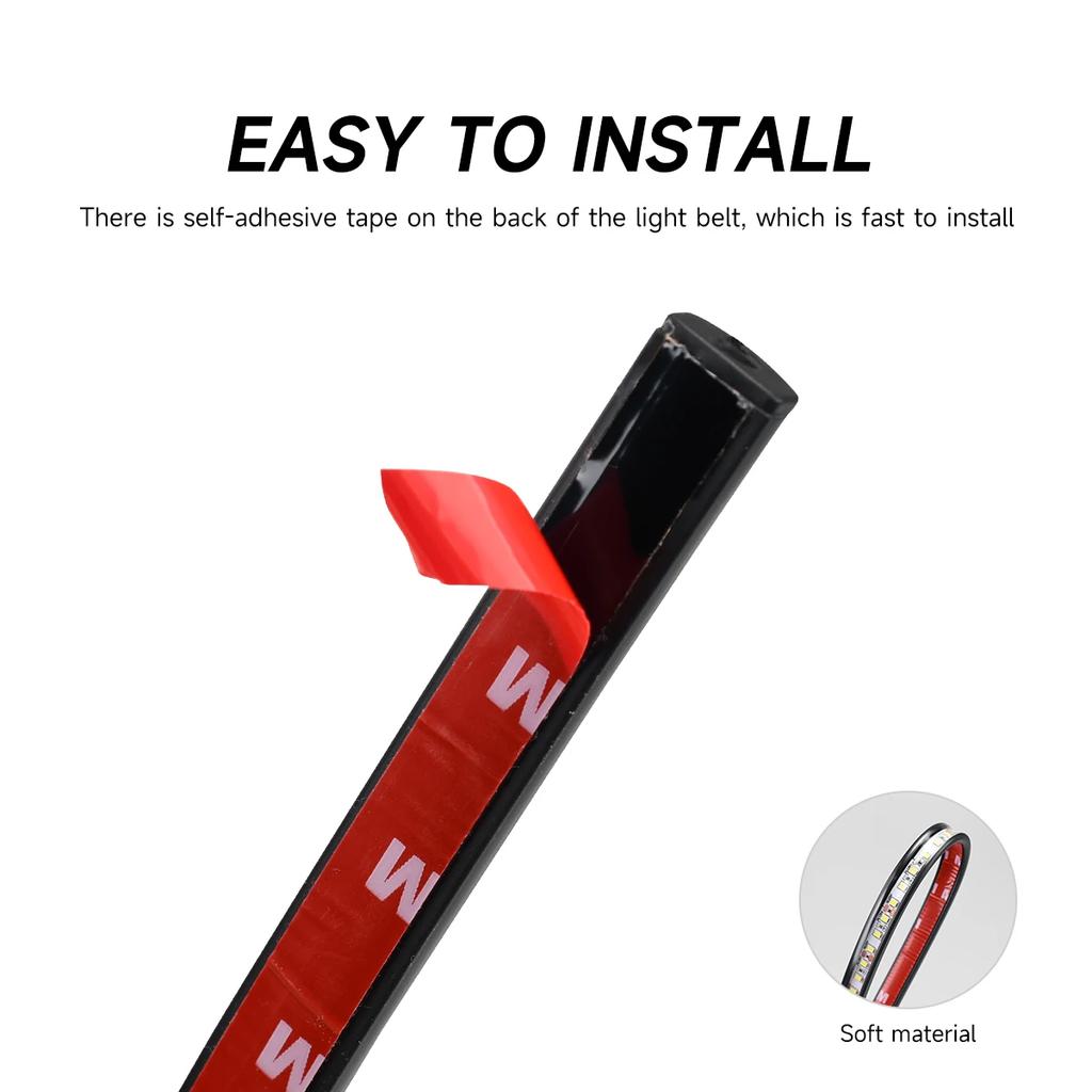 New 12V Car Engine Hood Lighting Emergency Maintenance Light Front Hood Light LED Car Decoration Light Accessories