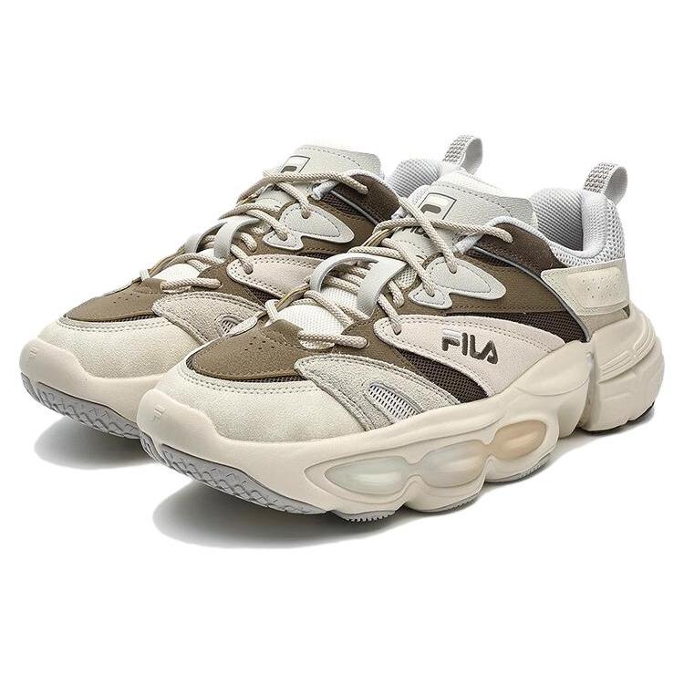 New FILA Et Retro Low Shoes 'Cream White Brown' F12M342109FWC