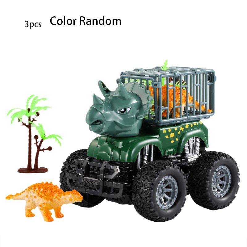 

Sensory Engaging Dinosaur Truck Toy Set With Triceratops And Tyrannosaurus Figure Triceratops