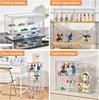 Containerized Designs Acrylic Organizer for Collectible Figures and Blind Box High Definition Transparent Miniature Display Case