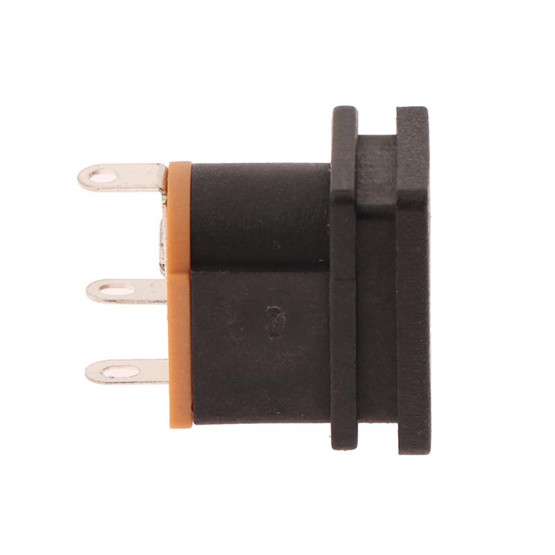 10Pcs 5.5X2.5Mm Dc Power Supply Socket Connector Dc-015 5.5*2.1Mm Dc Female Jack Square Panel Mounting Connectors