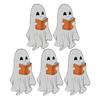 Průhledná záložka duch Halloween Roztomilý duch Záložka na čtení Gotický čtenářský doplněk pro milovníky knih Dárky