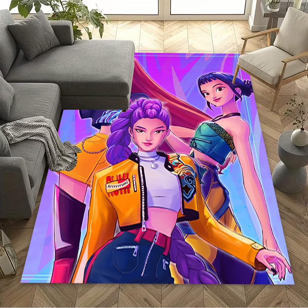Futuristic Fashion Show Floor Rug Office Rug Design for Dormitory Bedrooms Decorate room Kitchen Anti-slip Rug Decorate Offices Gift for Festivals
