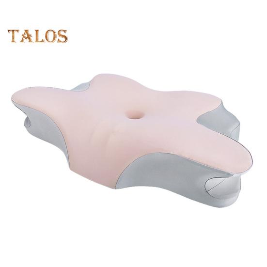 Подушка с эффектом памяти медленный отскок эластичная облегчающая боль в шее охлаждающая технология подушка для сна высокая плотность поддержка дышащая моющаяся боковая часть спинки 10cm розовый 3530₽