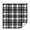 Black and White Checkered Wallpaper, Gray, Graphite and Light Gray, 50x1000