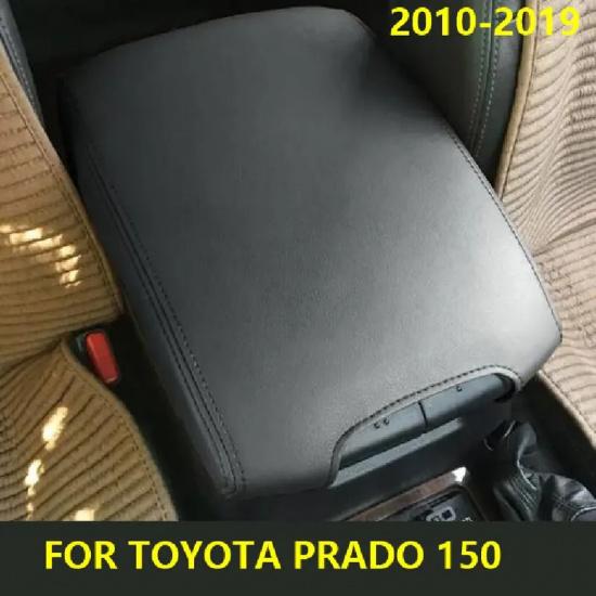 Mikrofaser-Leder Mittelarmlehnenabdeckung Für Toyota Prado 150 2010 2012 2013 2014 2015 2016 2018 - Autoinnenraum
