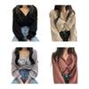 Women V-Neck Design Lantern Long Sleeve Shirt Regular Fit Tops Daily
